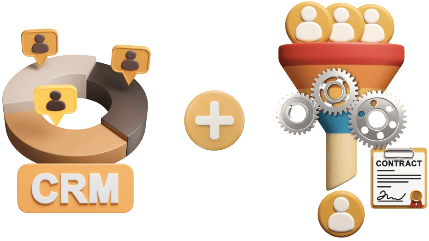 funnel works with crm landscape